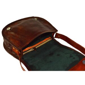 handmade genuine Vintage Style Leather Travel sling Bag