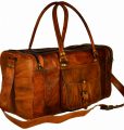 Handmade Vintage Leather Duffle/Travel Bag