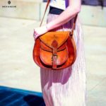 Women's Vintage Handmade Leather Sling crossbody purse